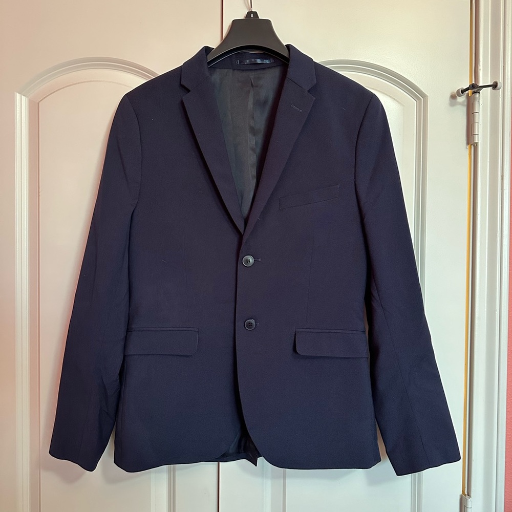 Men's Navy 38R skinny fit H&M sport coat
